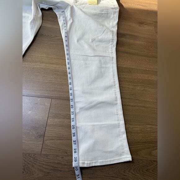 NWT Lands’ End Plus Size Mid Rise Slim Straight Jean White Size 18W - Picture 13 of 13